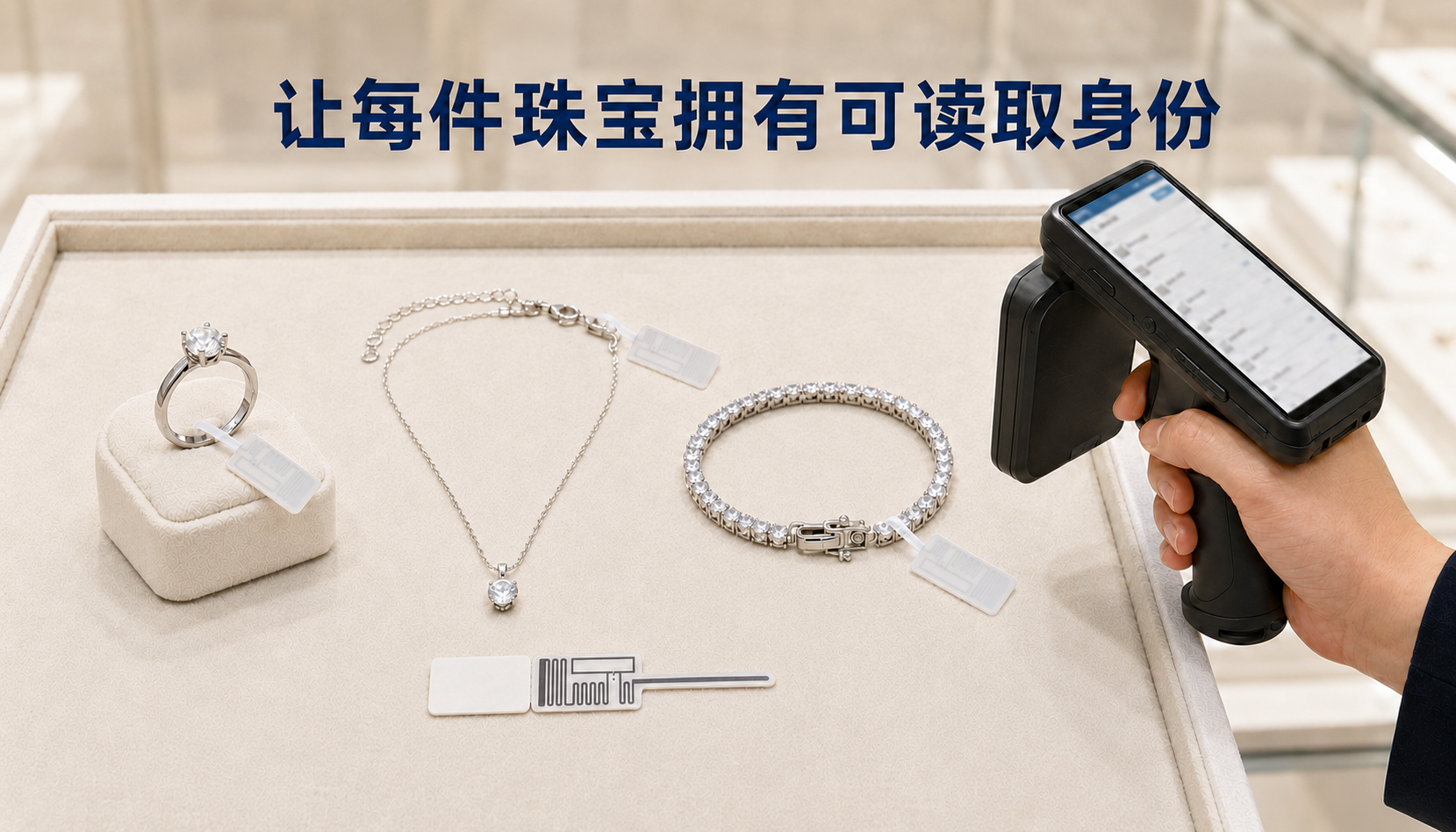 柜台上一枚小标签，如何让珠宝库存“看得见”？