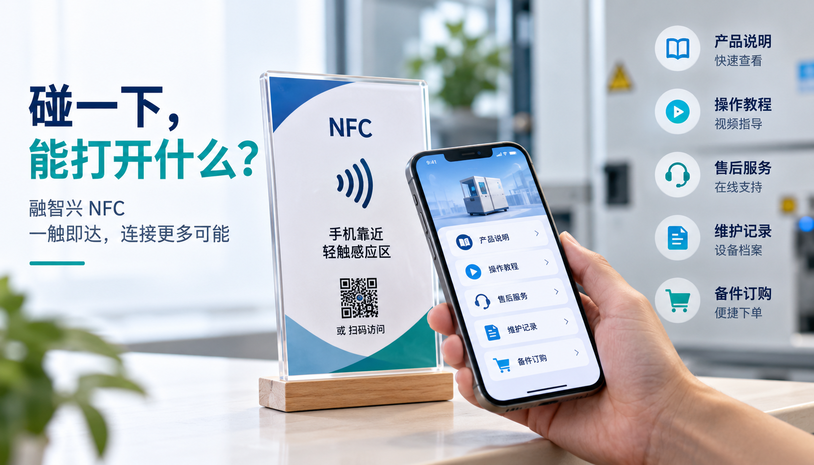 手机碰一下 NFC立牌到底能打开什么？