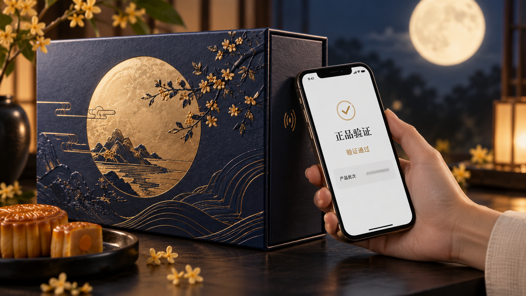月饼礼盒遇上NFC标签｜碰一碰，打开中秋新体验